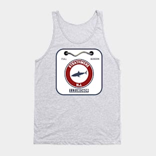 Strathmere New Jersey Beach Badge Tank Top